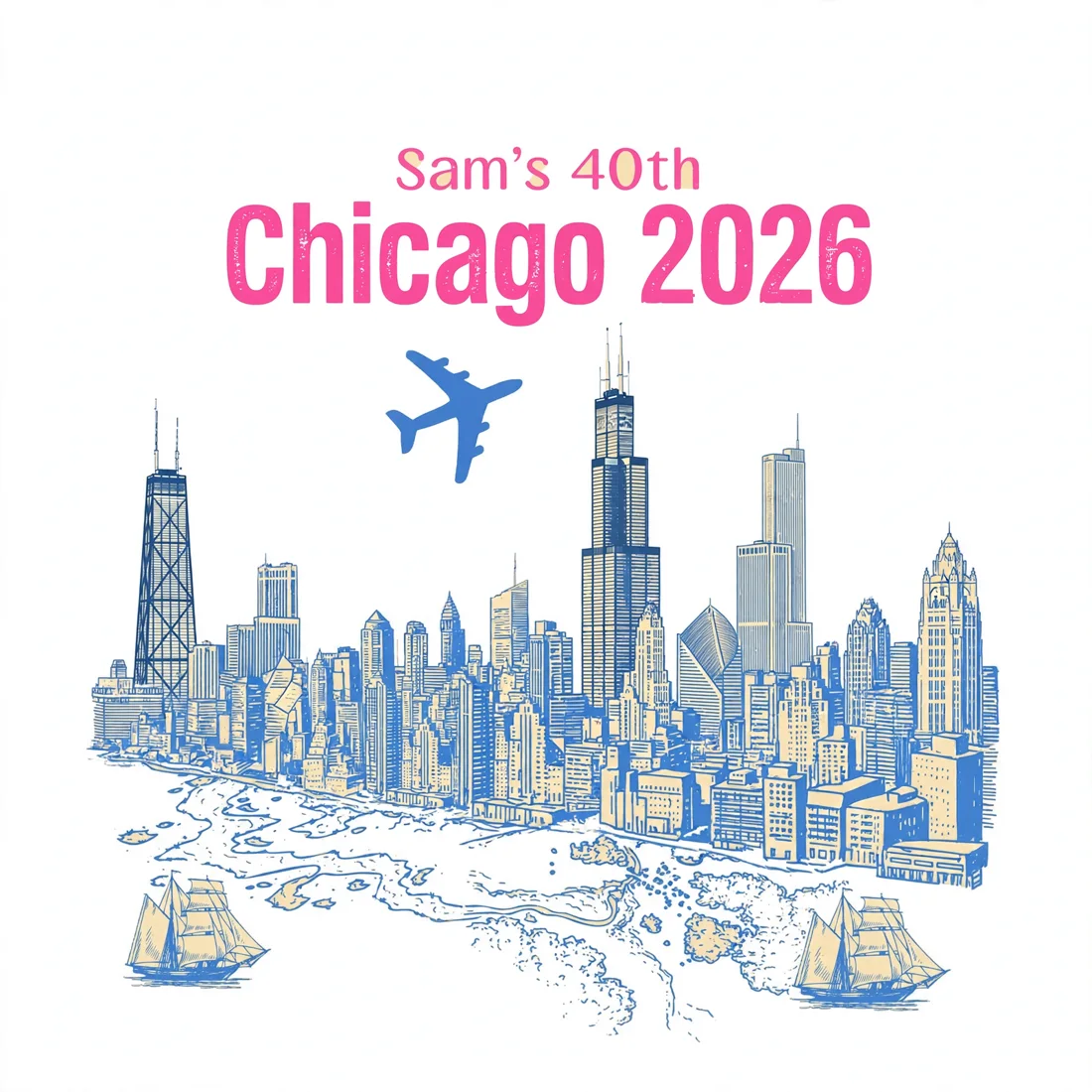 City lines example: Sam's 40th · Chicago 2026